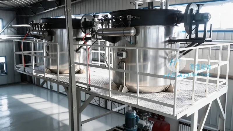 กรณีศึกษาเกี่ยวกับการขนส่งผงแร่นิกเกลียด้วยระบบ pneumatic phase dense ในองค์กรอุตสาหกรรมโลหะในเมืองจินชาง จังหวัดกานซู